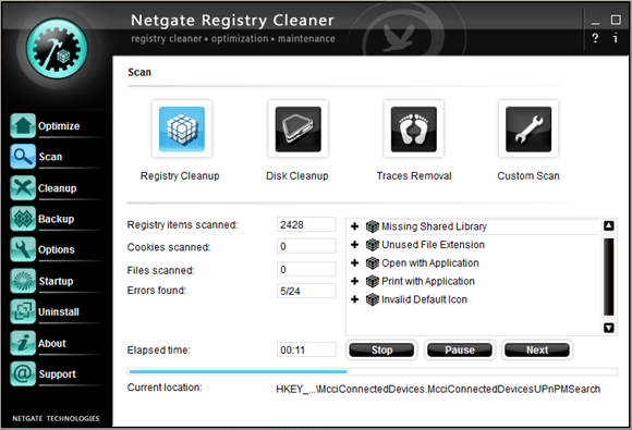 NETGATE Registry Cleaner(注册表清理软件)
