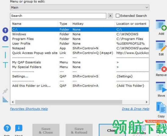 QuickAccessPopup快速启动栏官方版