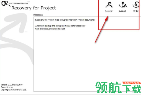 RecoveryforProjec文件修复工具官方版