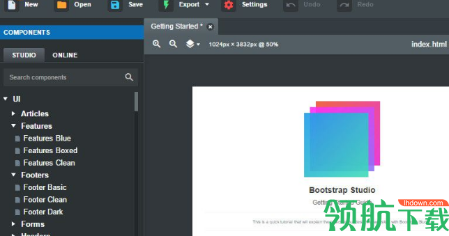 Bootstrap Studio(网页设计工具)免费版
