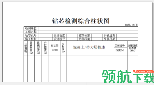 基桩钻芯检测工具官方版