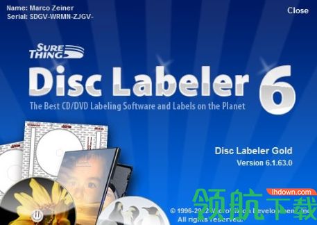 Disc Labeler 7破解版(DVD标签设计软件)