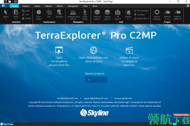 Skyline TerraExplorer Pro破解版「附使用教程」