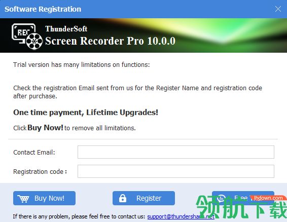 ThunderSoft Screen Recorder Pro破解版「附注册码」
