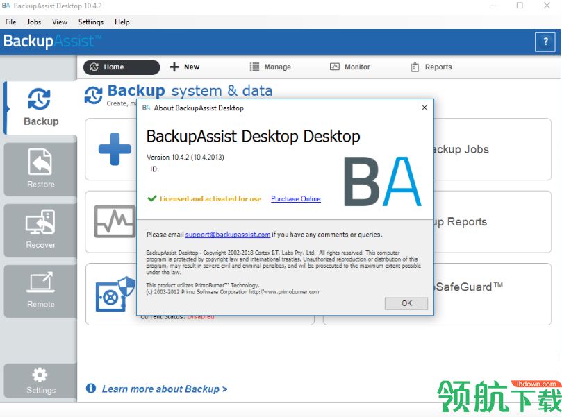 BackupAssist Desktop破解版(数据备份软件)