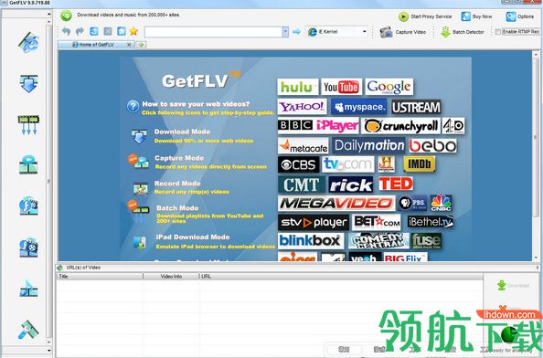 GetFLV Pro 15中文破解版「附破解补丁」