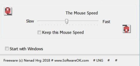 KeepMouseSpeedOK(鼠标速度调节软件)官方版