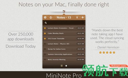 MiniNote For Mac破解版