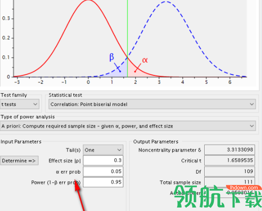 GPower功率分析工具绿色版