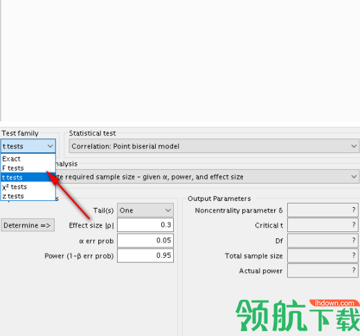 GPower功率分析工具绿色版