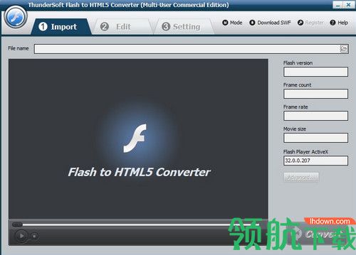 ThunderSoft Flash to HTML5 Converter破解版