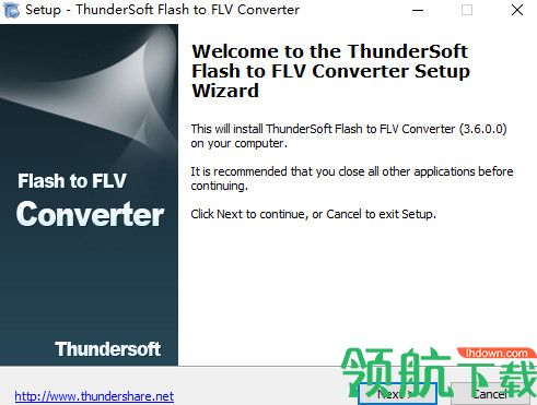 ThunderSoft Flash to FLV Converter破解版