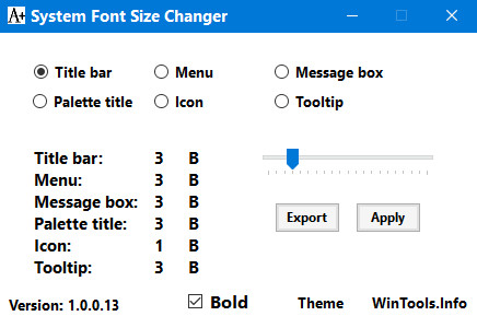 System Font Size Changer免费版