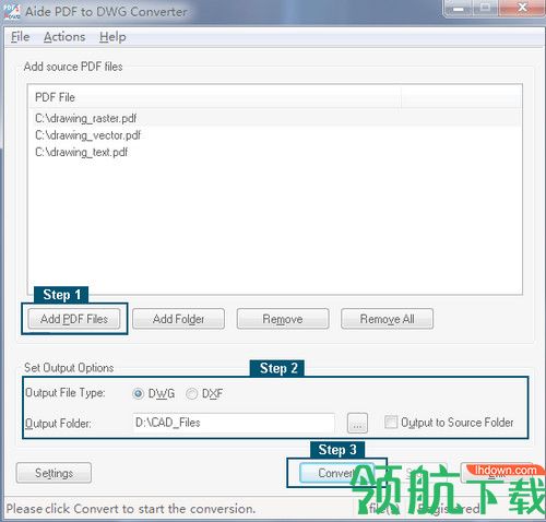 Aide PDF to DWG Converter最新版