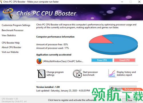 Chris PC CPU Booster破解版