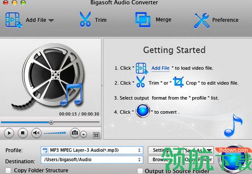 Bigasoft Audio Converter Mac破解版