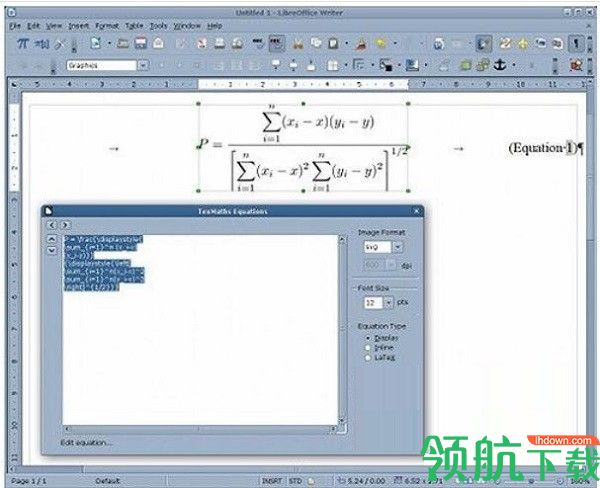 TexMaths公式编辑器绿色版