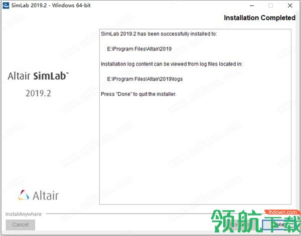 AltairSimLab2019中文破解版(附破解补丁)