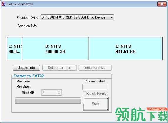 fat32format格式化修复工具绿色版