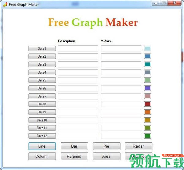 FreeGraphMaker数据图标制作工具官方版