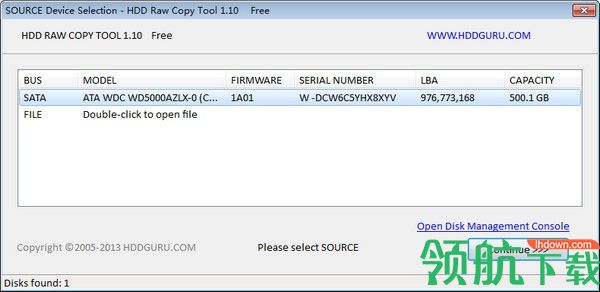 HDDRawCopyTool硬盘复制工具绿色版