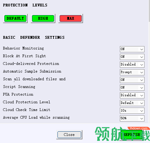 ConfigureDefender系统设置工具绿色版