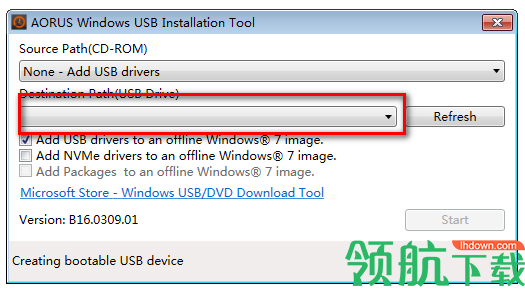 AORUSWindowsUSBInstallationTool技嘉USB注入工具官方版