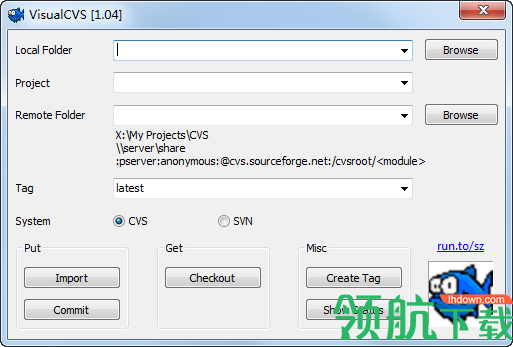 VisualCVS文件上传下载工具绿色版
