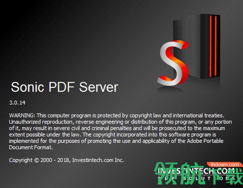 investintech Sonic PDF Server破解版