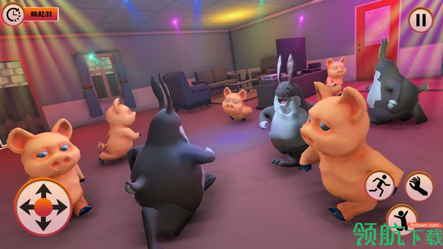 小猪和大佬聚会逃生游戏免费下载