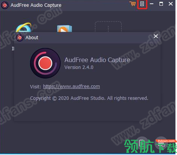 AudFreeAudioCapture音频录制工具破解版