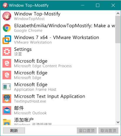 WindowTop-Mostify窗口置顶软件绿色版
