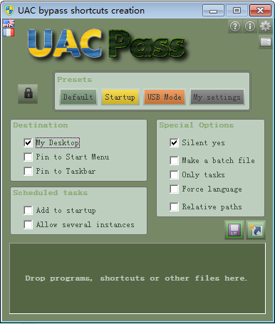 UACPass一键关闭UAC工具绿色版