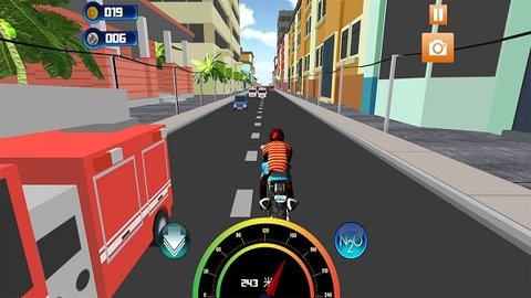 真实公路摩托车3D中文版