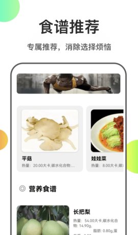 瘦身计划菜谱App