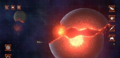星球爆炸模拟器2D无限水晶版