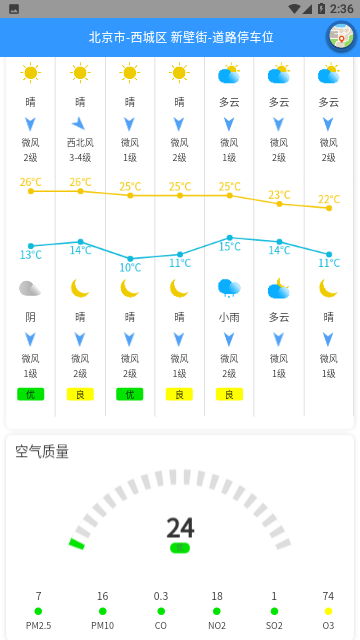 气象实况