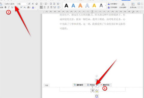 wps怎么修改页码字体 wps修改页码字体教程