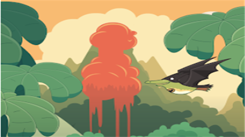 火山大逃亡小游戏