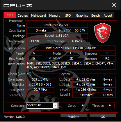 CPU-Z微星版