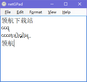 netGPad字符编辑工具官方版