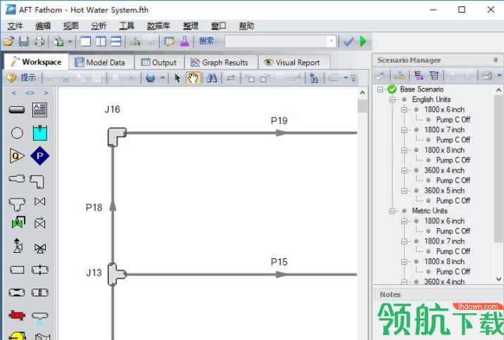 AFTFathom不可压缩流体管网分析软件破解版