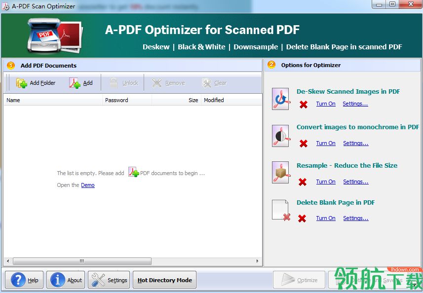 A PDF Scan Optimizer