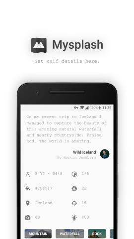 Mysplash 摄影&壁纸安卓版