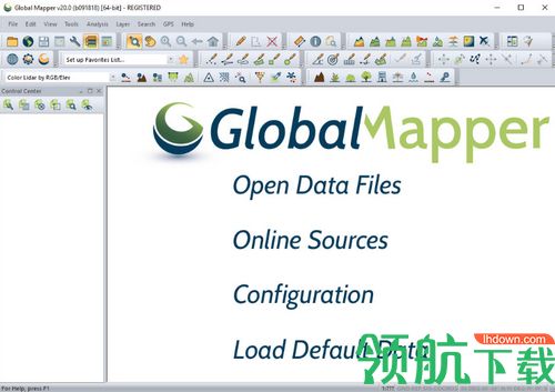 Global Mapper 20中文破解版(地图制作软件)