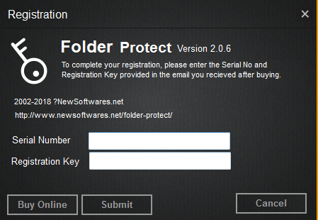 Folder Protect破解版「附注册机」