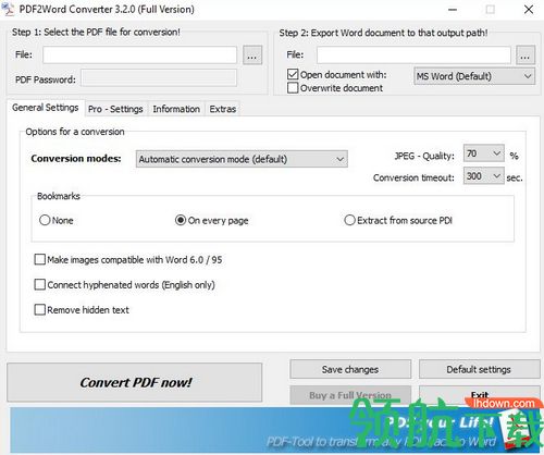 PDF2Word Converter破解版