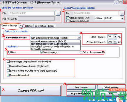 PDF2Word Converter破解版