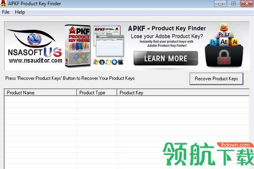 APKF Product Key Finder破解版