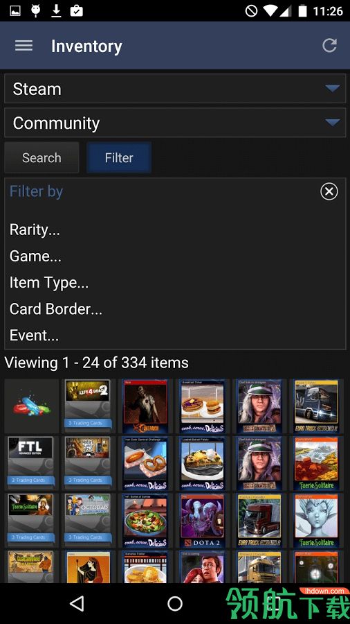 Steam app